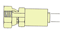 spiral single skive crimp fittings